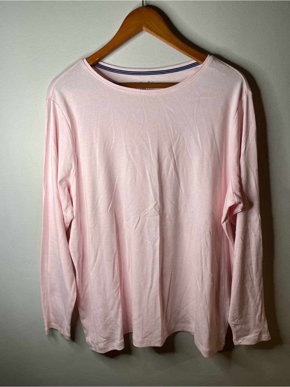 croft & barrow Soft Pale Pink Long Sleeve Tee